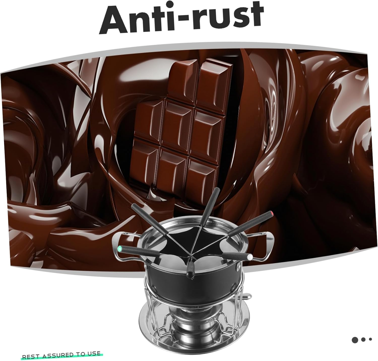 Stainless Steel Melting Pot for Chocolate Cheese and Butter Non-stick Diy Baking Utensil for Home and Restaurant Use Anti- Multi-purpose Heating