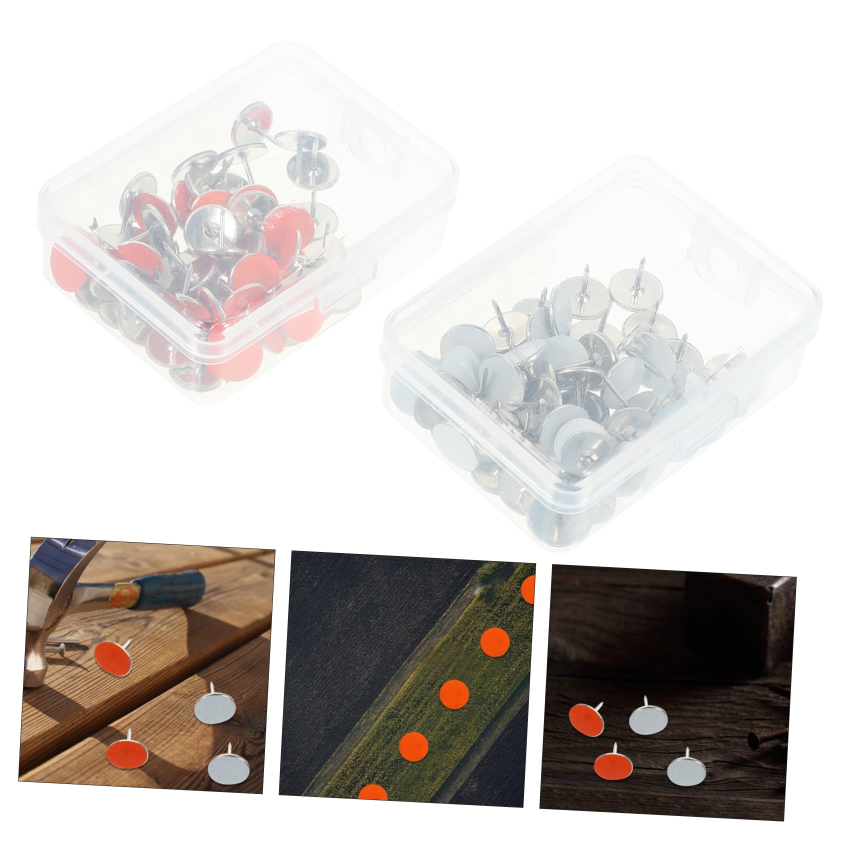 YARNOW Bouton D'avertissement Réfléchissant Lumières Agrafe Bar Lumière LED Coureurs Lampe À Pince Rechargeable Gilet Carte Miroir Réfléchissant De Survie Métal