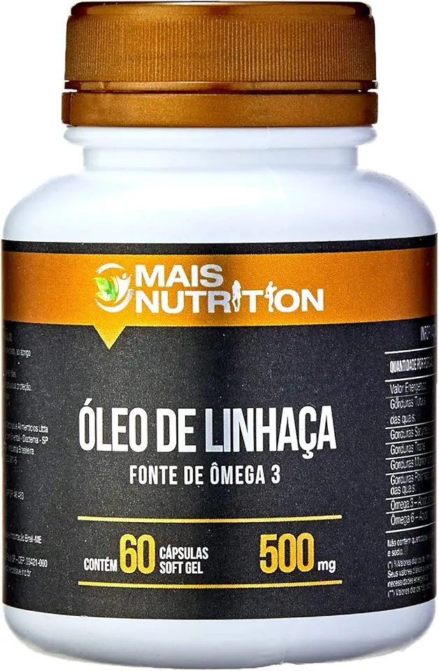 Oleo de Linhaca 60 capsulas Mais Nutrition