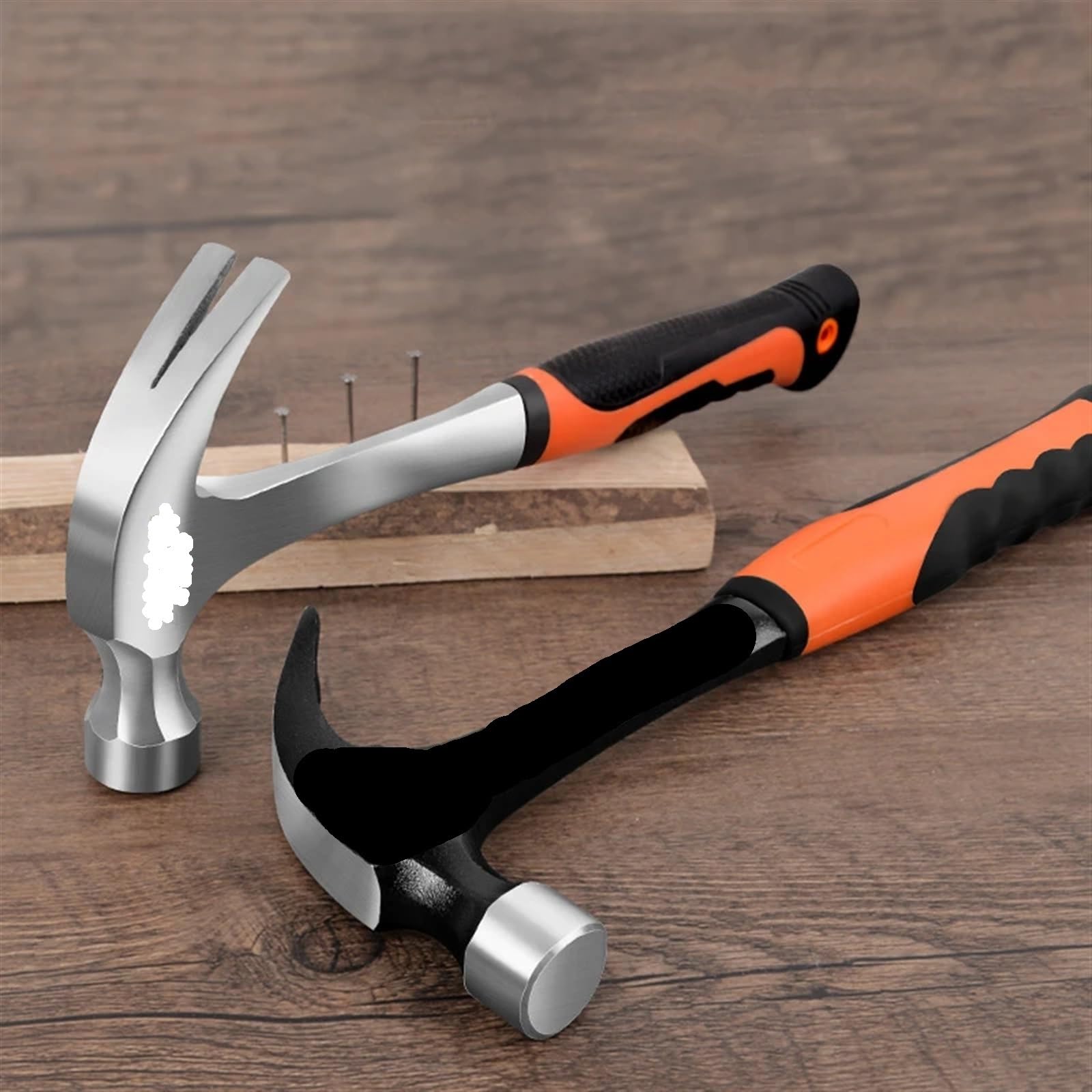 Martelli ad Artiglio Martello Multifunzione Antiurto in Acciaio, utensile Manuale, Martello a Artiglio Magnetico for la Lavorazione del Legno, Martello for Chiodi for la casa(Black 0.5kg)