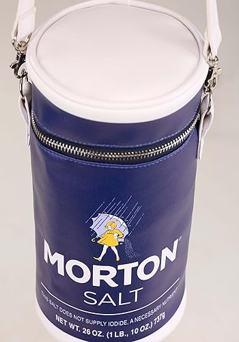 Miniatura 6 de Fun Costumes Disfraz de sal de poliéster para mujer, monederos extraños icónicos Morton Salt Girl Accesorio