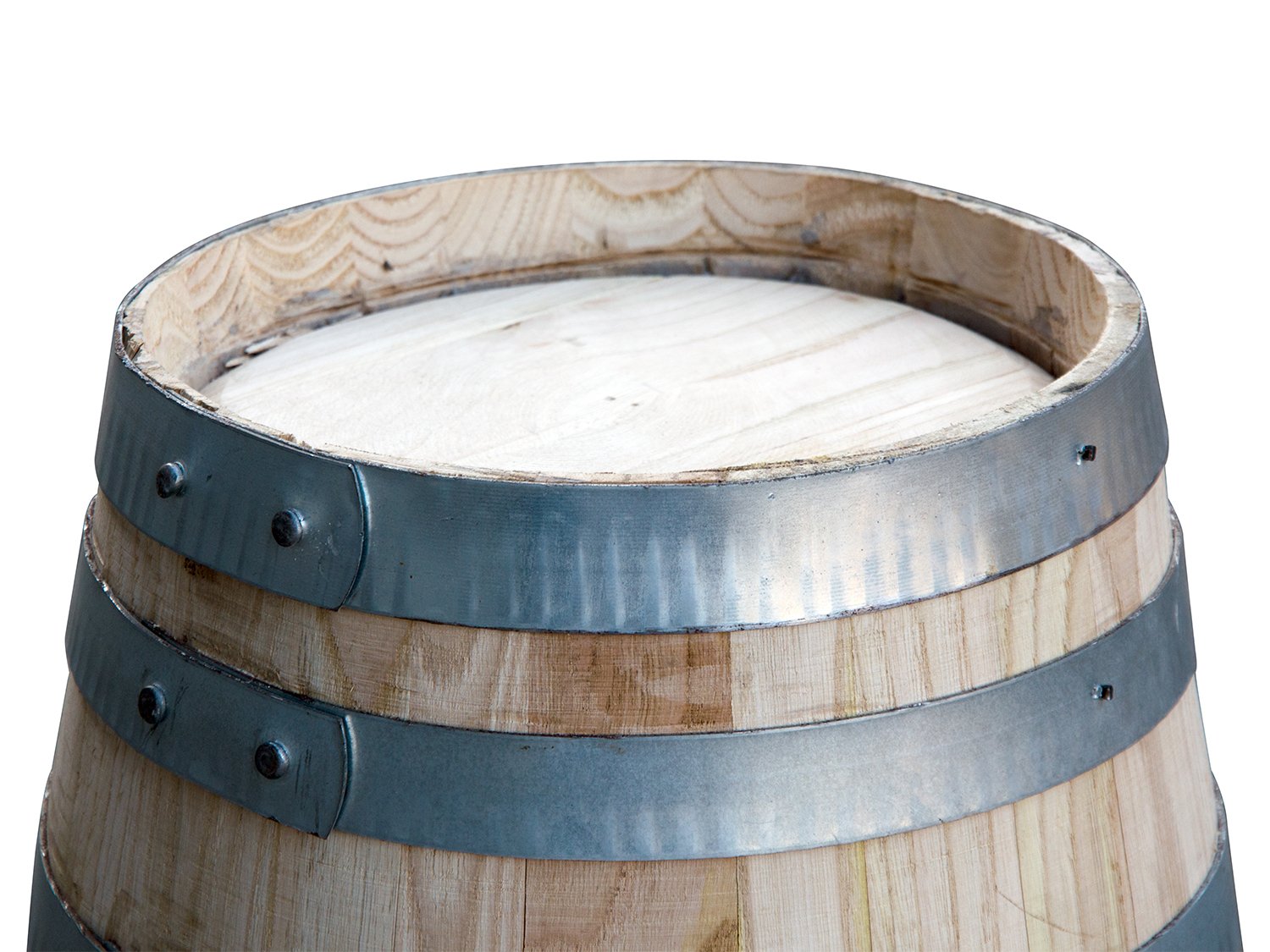 Temesso Tonneau, Baril en châtaignier Nouveau et Non traitée - en différentes Tailles (H: 38cm D: 27cm Contenu: 10l) Utilisation intérieure