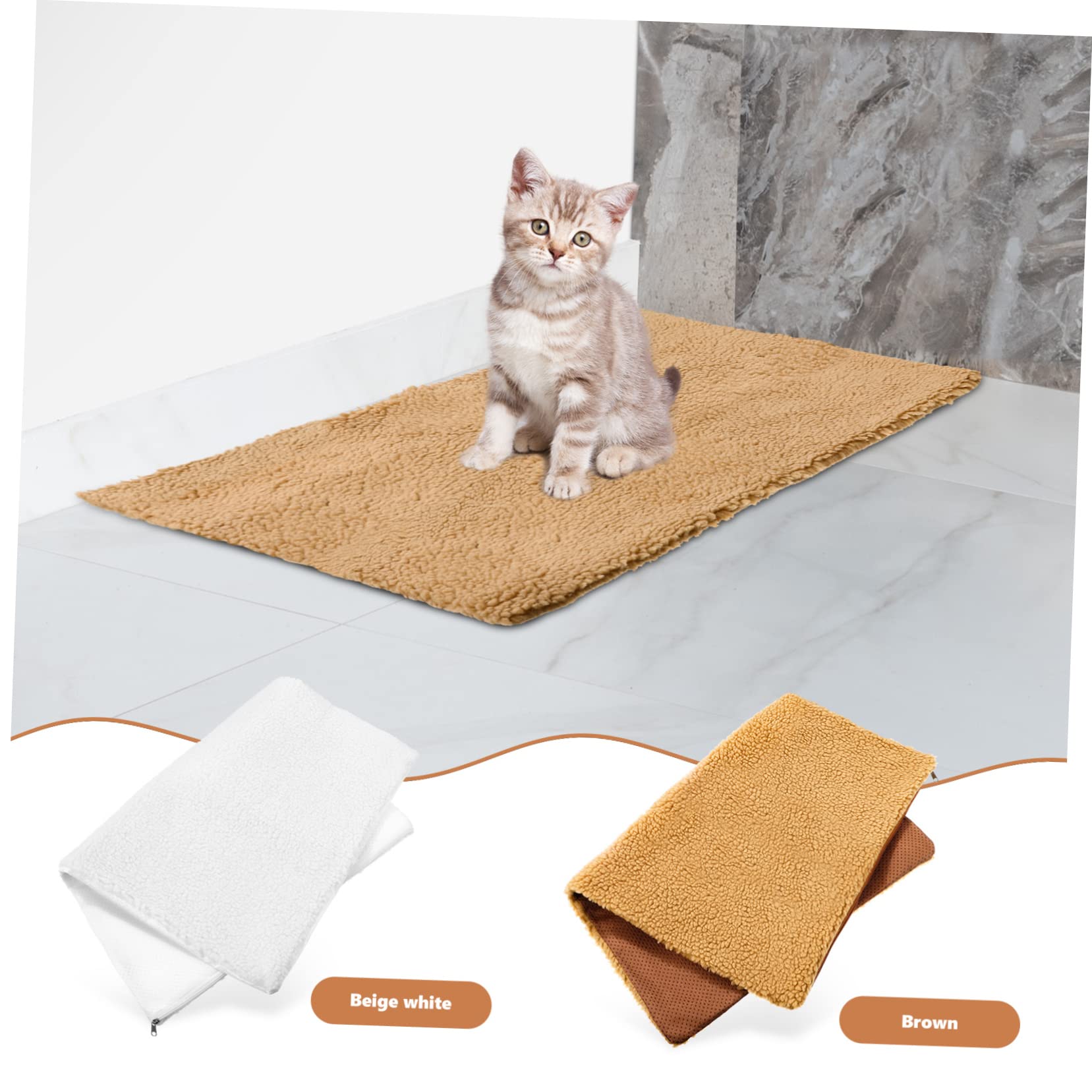 minkissy 8 Camas para Gatos de Interior para Gatos, Mantas de Felpa para sofá, Jaula de Conejo, Almohadilla de autocalentamiento para Mascotas, Cama de Perro, Mantas para Perros, Ropa de Cama de