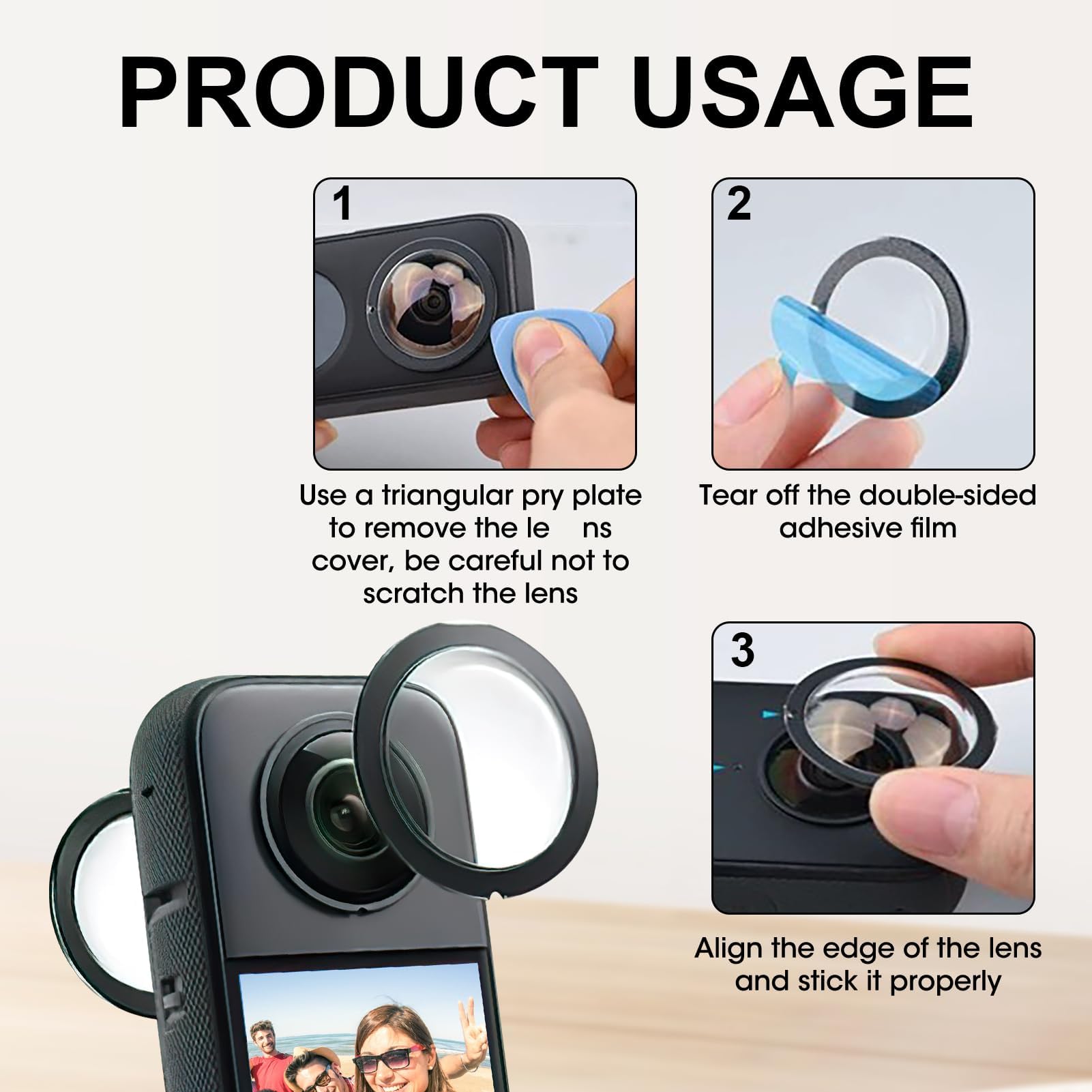 Boîtier De Plongée Insta360 One RS Pour Objectif 4K Boost