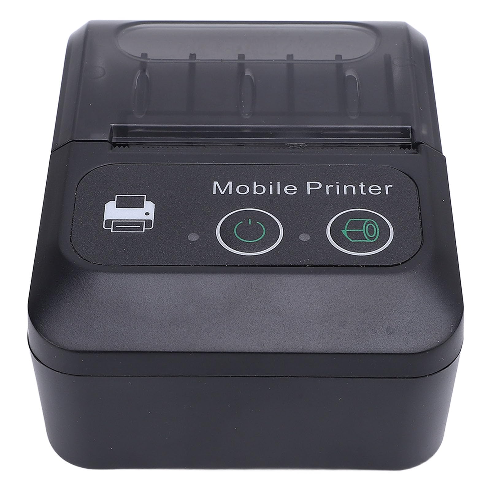 Annadue Bluetooth -Quittung Thermischer Drucker für Kleinunternehmen, 203DPI -Auflösung 50 Bis 80 Mm S -Druckgeschwindigkeit, 58 Mm POS -Quittungsdrucker für Bewerterungsgeschäfte der