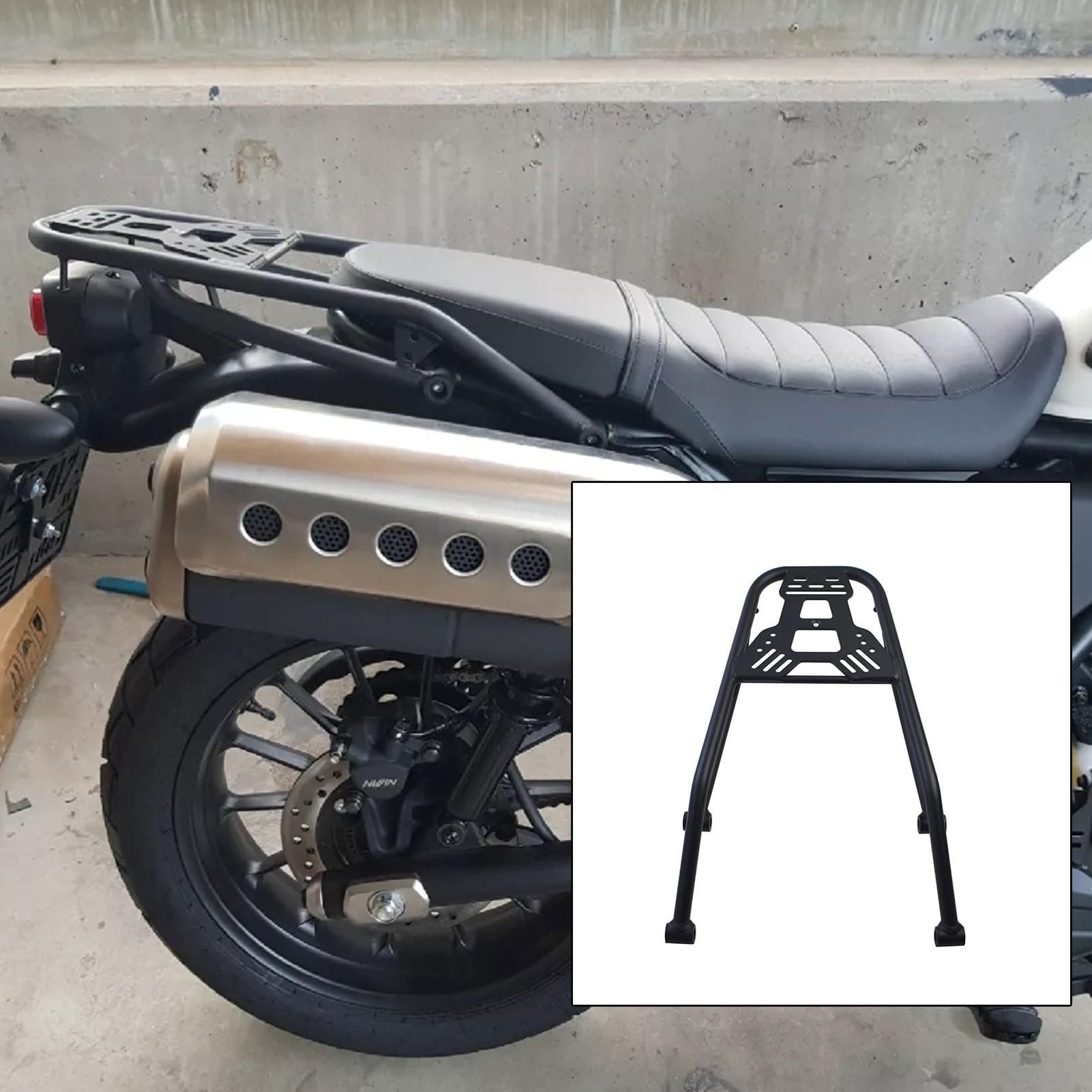 Midimttop Motorcycle Modification Parts Rear Luggage Rack Extended Carrier Plate Shelf Bracket fit for Ho-nda CL300 CL500 CL250 CL 300 CL 500 Accessories 2023 2024