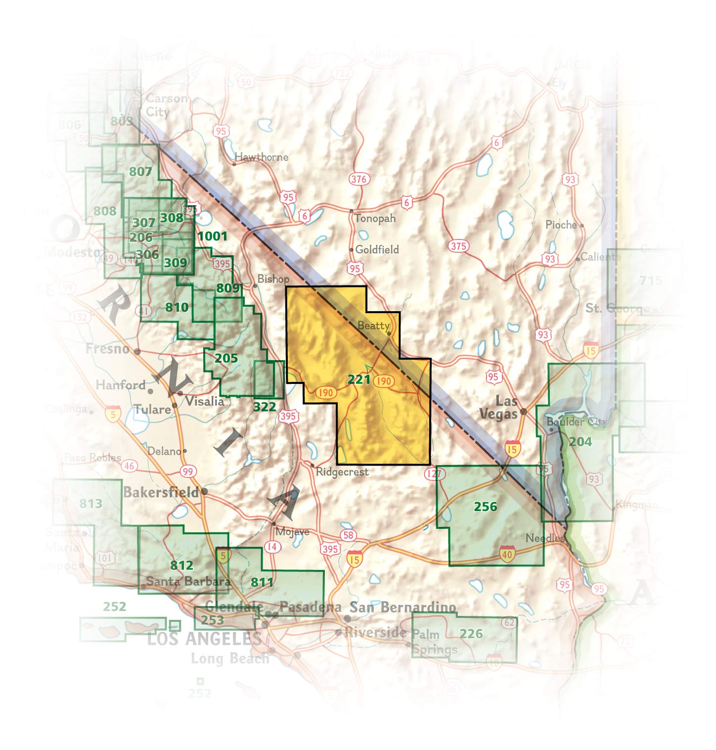 Death Valley National Park Map (National Geographic Trails Illustrated Map, 221) - Image 6