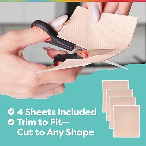 Miniatura 4 de ZenToes Moleskin - Hojas autoadhesivas para prevención de ampollas, acolchado cortado para adaptarse a las tiras de protección durante todo el día,