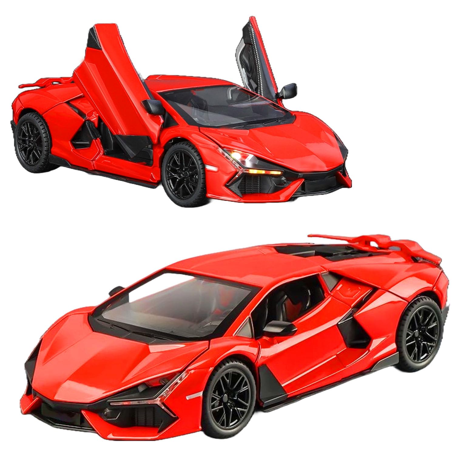 FunBlast Die Cast Model Car - Push & Go Metal Car Toy for Kids| 1:24 Pull Back with Openable Doors Light & Sound Toy Car for Boys, Kids and Children (Red) (B0DDBZ9CZN) Amazon Price History, Amazon Price Tracker