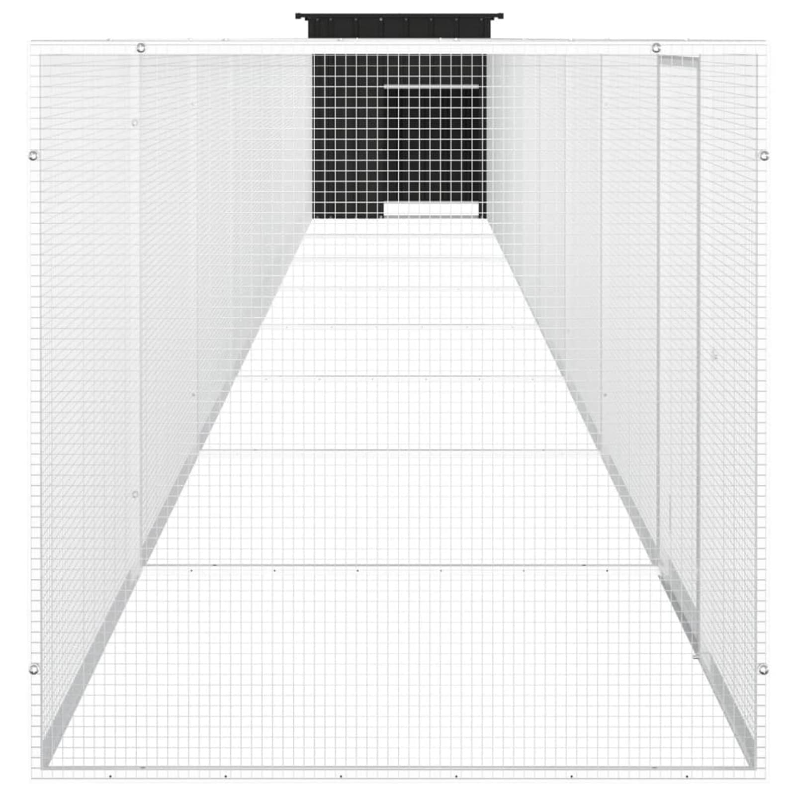 Klatka dla kur Stal ocynkowana Antracyt 900x91x100 cm, Klatki dla Królików, Klatka Świnki, Klatka chomika, Klatka dla kotów, Klatka Szynszyla, Skrzynia dla Królików - SPU:3106458