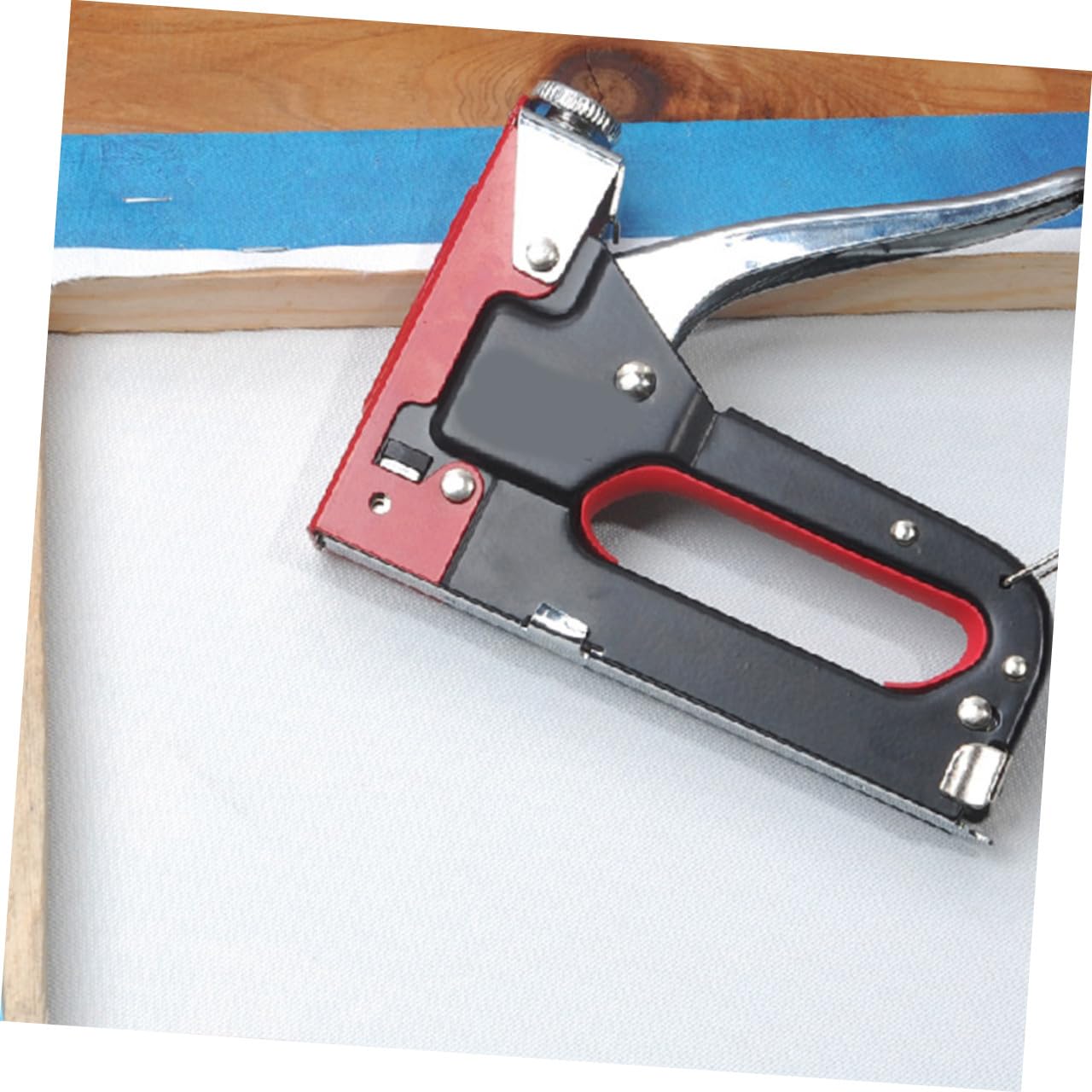 Hemobllo Sparachiodi Manuale Pesante 3 in 1 in Metallo, Strumento per Graffette, Impugnatura Ergonomica Ricurva, per Tappezzeria e Lavori di Fissaggio
