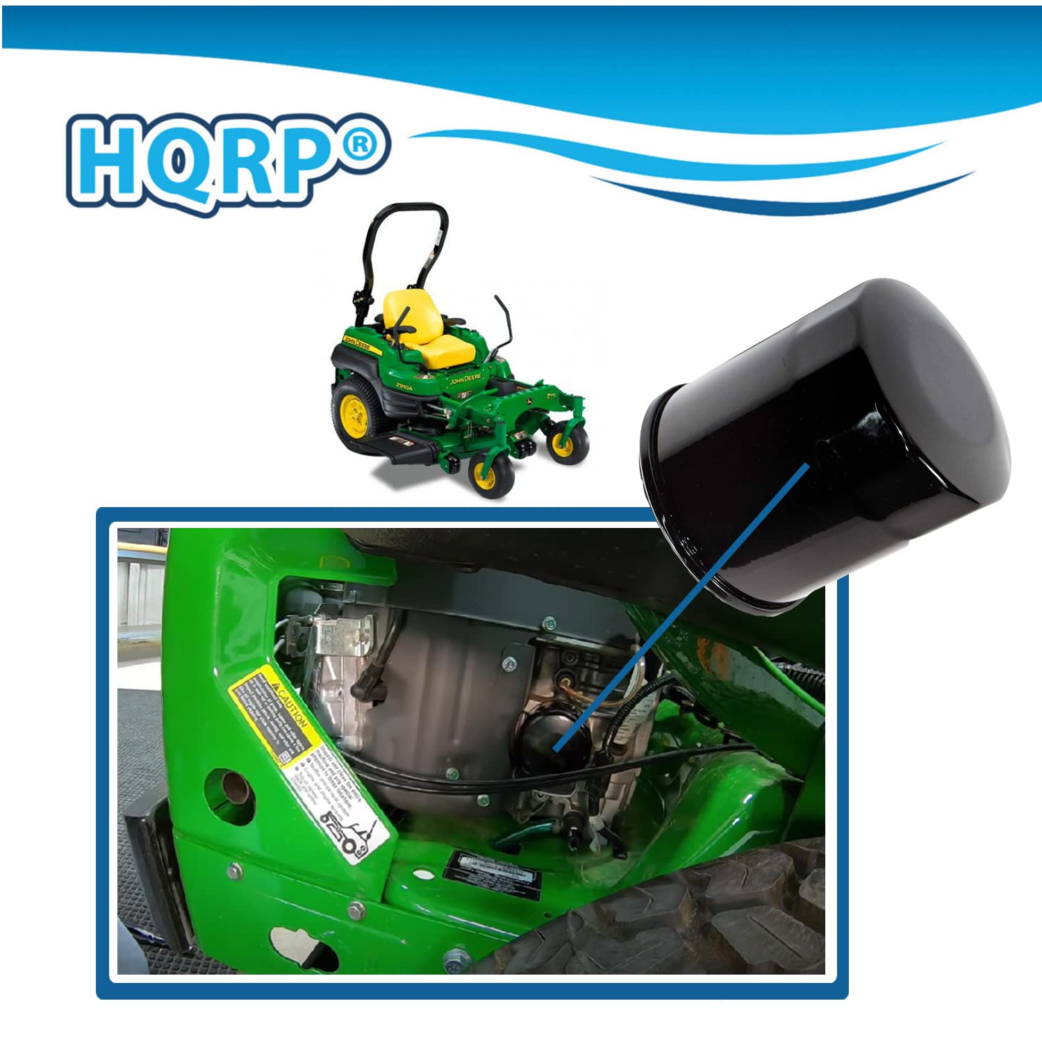 Amazon.com : HQRP Oil Filter compatible with John Deere 112L