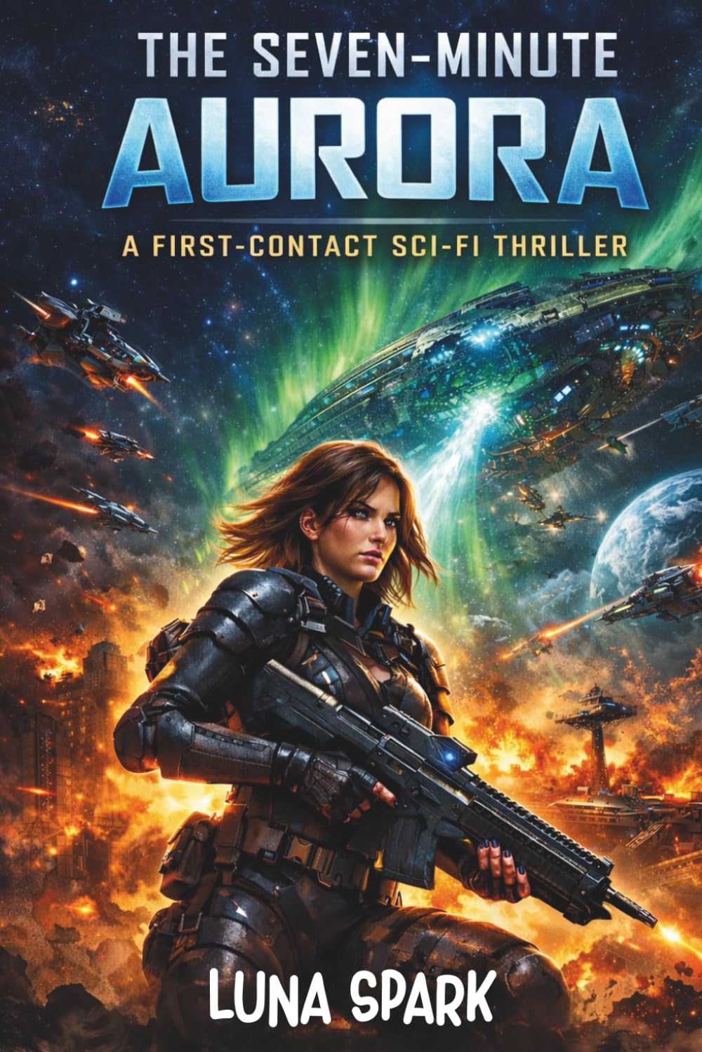The Seven-Minute Aurora: A First-Contact Sci-Fi Thriller (Rose & Stardust)