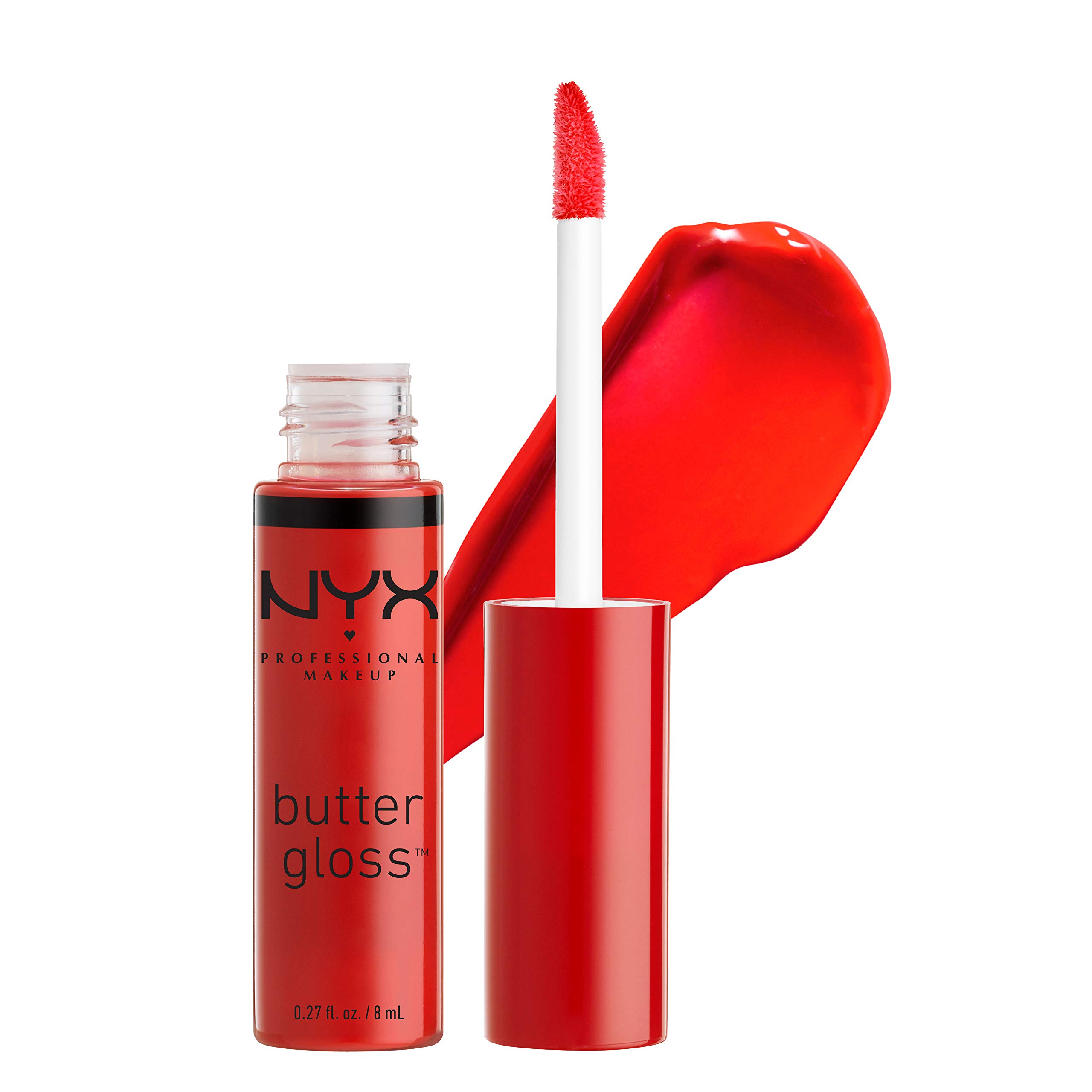 NYX Professional Makeup Butter Lip Gloss, Cherry Pie, 8ml