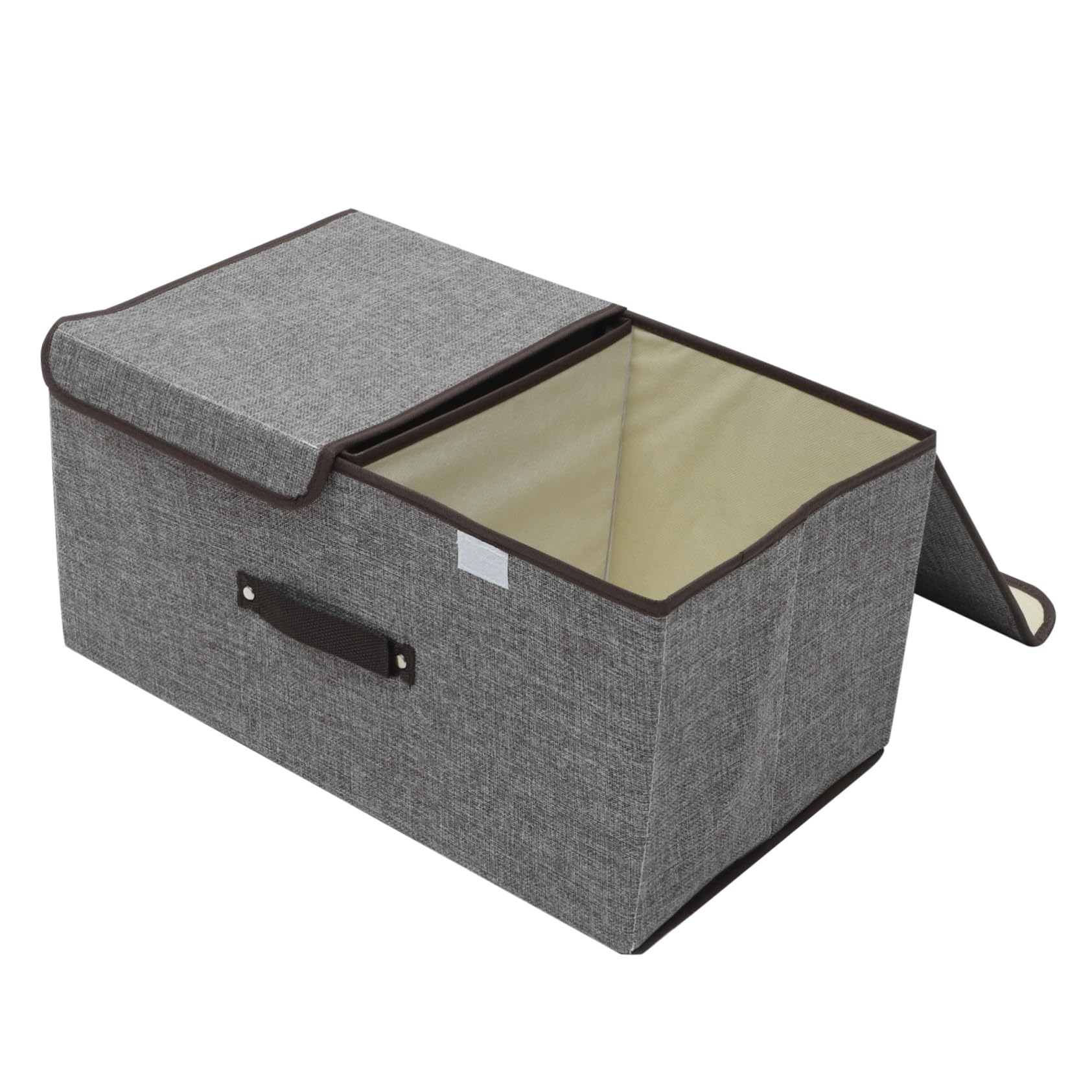 Grosse capacité de rangement pliable pour linge de maison en coton
