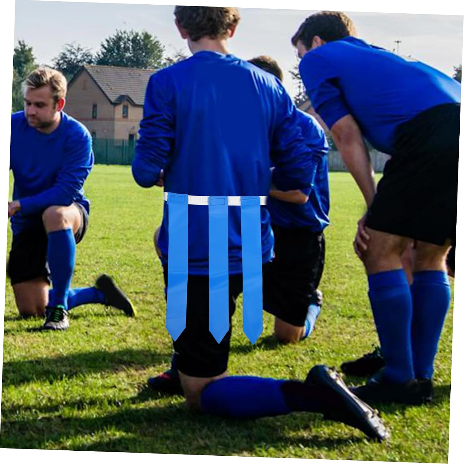 Outanaya 2pcs Football Waist Flag Flags for Men Rugby Waist s Teens Football Belt Rugby Belt