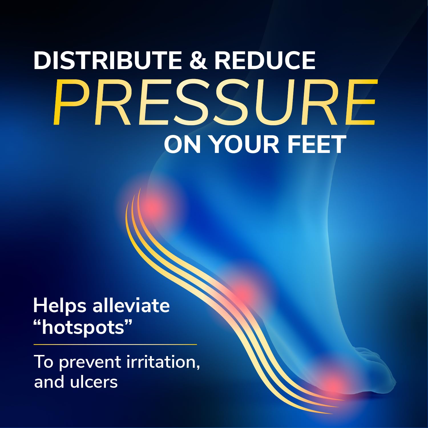 Dr. Scholl’s Pressure Relief Insoles - The Only Proven Insole to Reduce Episodes of Nerve Pain, Neuropathy Pain Relief for Feet, Good for Diabetics, Reduces Foot Pressure, Shoe Inserts Women Size 6-10 - Image 2