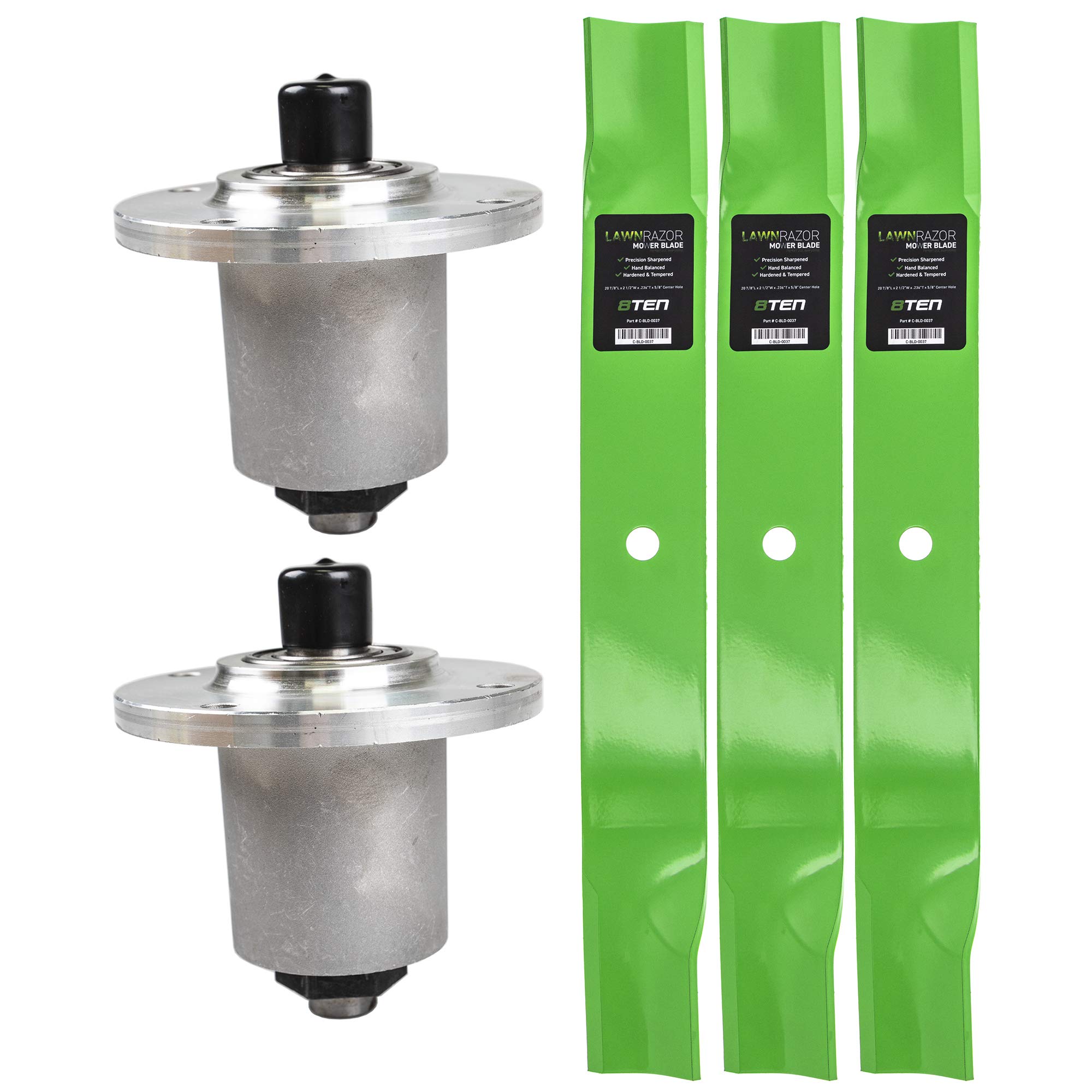 Amazon.com : 8TEN Deck Blade Spindle Kit Set Combo for Bobcat 61