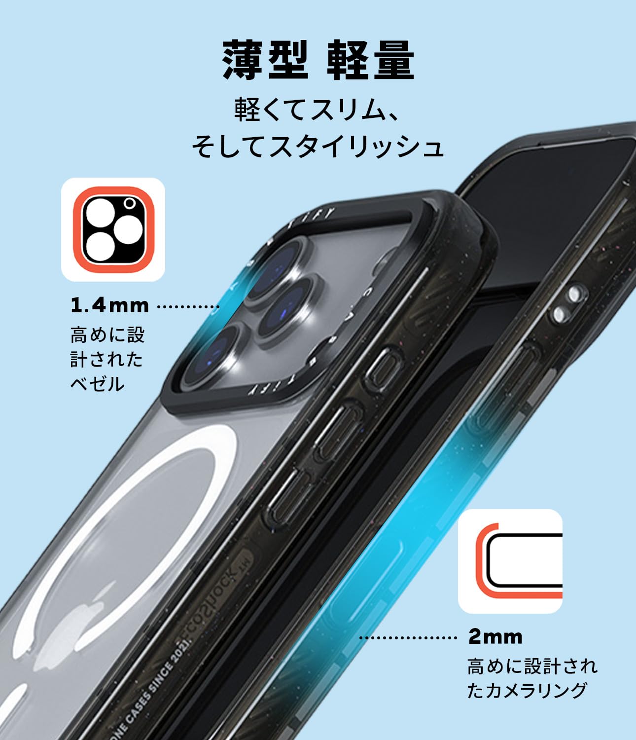 CASSETIFY iPhone17 Pro インパクトケース Amazon.co.jp: CASETiFY インパクトiPhone 17 ケース [MagSafe