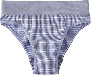 [エメフィール] ジャガード ボーダー 綿混 ハーフバックショーツ[単品] レディース