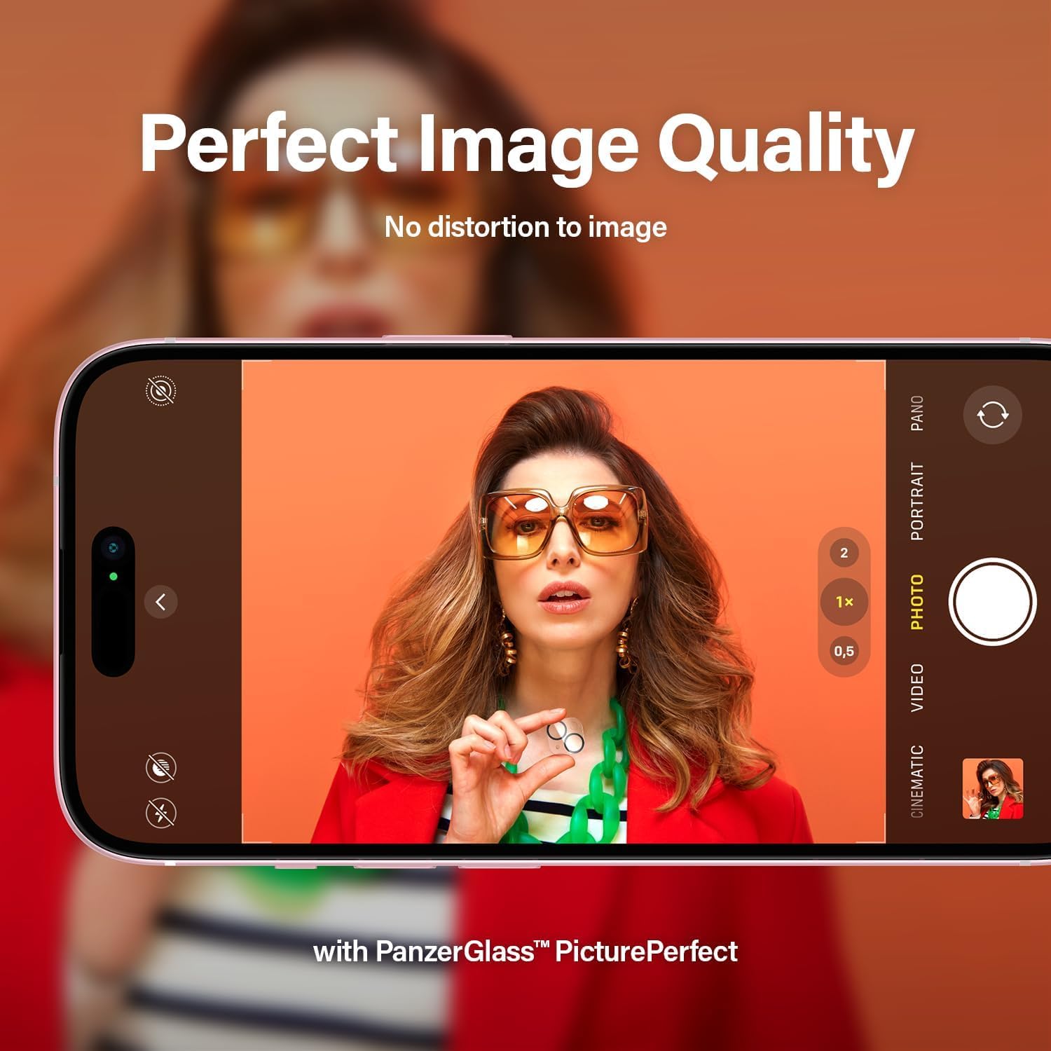 PanzerGlass™ PicturePerfect Protettore Obiettivo Fotocamera per Apple iPhone 15 | 15 Plus - Proteggi, Conserva e Cattura Momenti Indimenticabili