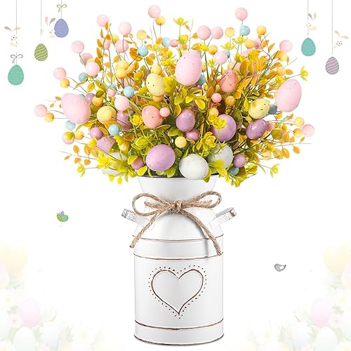 6 Pcs Easter Table Centerpieces Decoration Include 5 Easter Egg