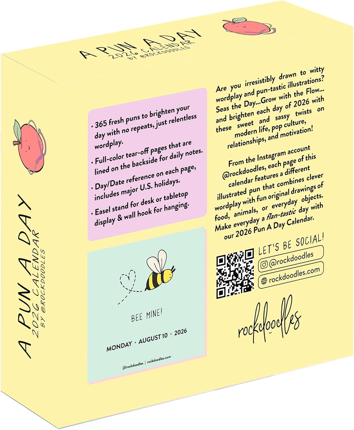 Rockdoodles 2026 Punny Day-to-Day Calendar | Funny Daily Desktop Calendar Christmas Stocking Stuffer Gift for Home or Office, Daily Tear Off Pages With New Puns | A Pun A Day by Rockdoodles - Image 8