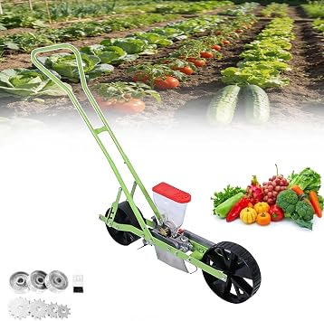 Garden Corn And Soybean Planter, Portable Manual Planter, Adjustable Plant Spacing And Row Spacing, Multi-Row Precise Planting, Suitable For Crops Such As Corn, Beans,Peanuts 1line