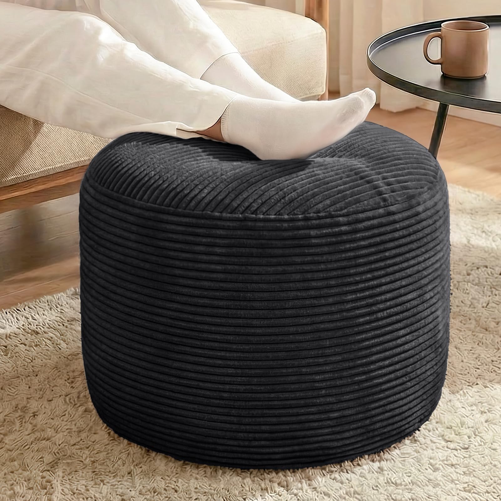 確認用オットマン Amazon｜フットレスト オットマン 裁断低反発フォーム詰め 足置き