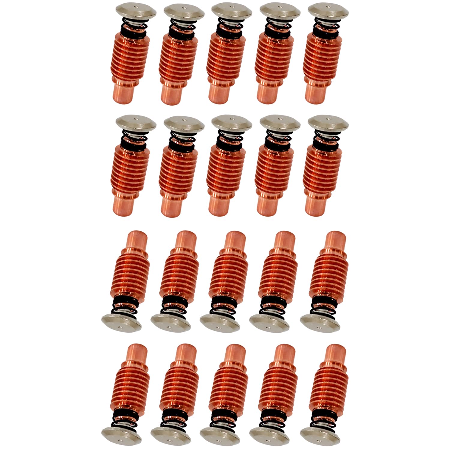 MAUTO 20Pcs 220971 Plasma Electrodes Fit for Plasma 125 Cutting Torch Consumable