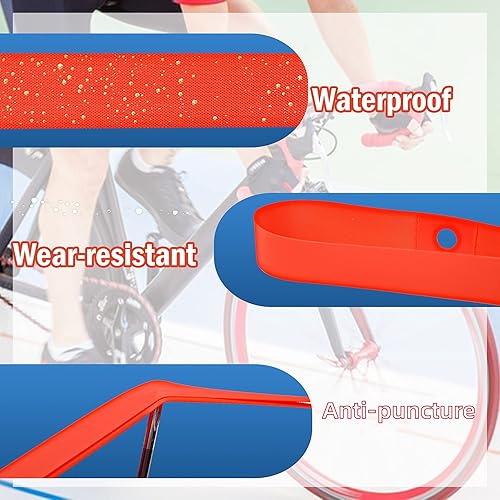 Miniatura 3 de WINDIR 4 Pack Bicycle Rim Liner Strips, Nylon 26''700C27.5''24''20'' Bike Tire Liner Tape, Quality Tape Inner Tube Cushion Puncture for Mountain and