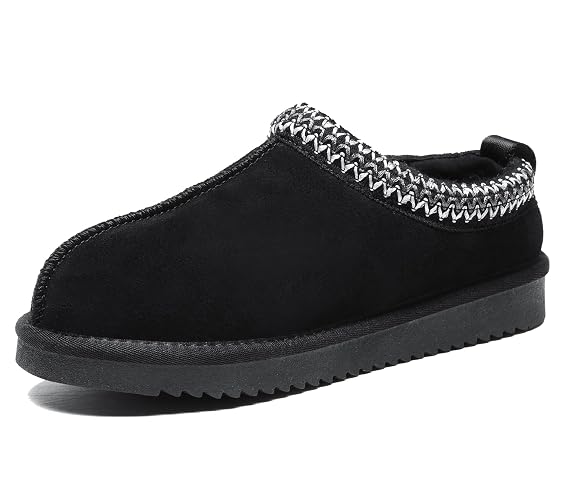 Meik Mangni Women's Slippers Platform Mini Boots Faux Fur Warm Winter Mules Cozy Warm House Shoes Indoor and Outdoor