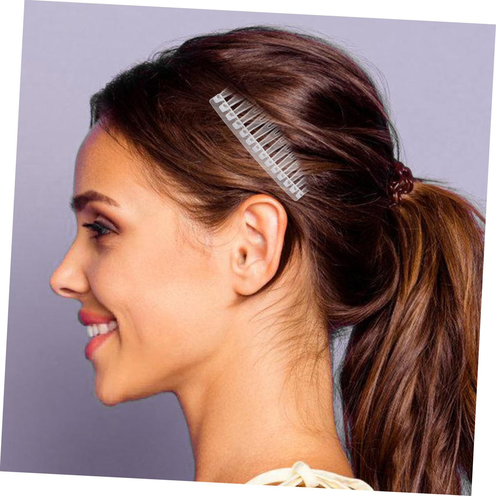 320 Piezas Peines Laterales Pequeños para Mujer Accesorios Compactos DIY para Estilizar Flequillos y Recogidos Clips Decorativos Resistentes para Diario