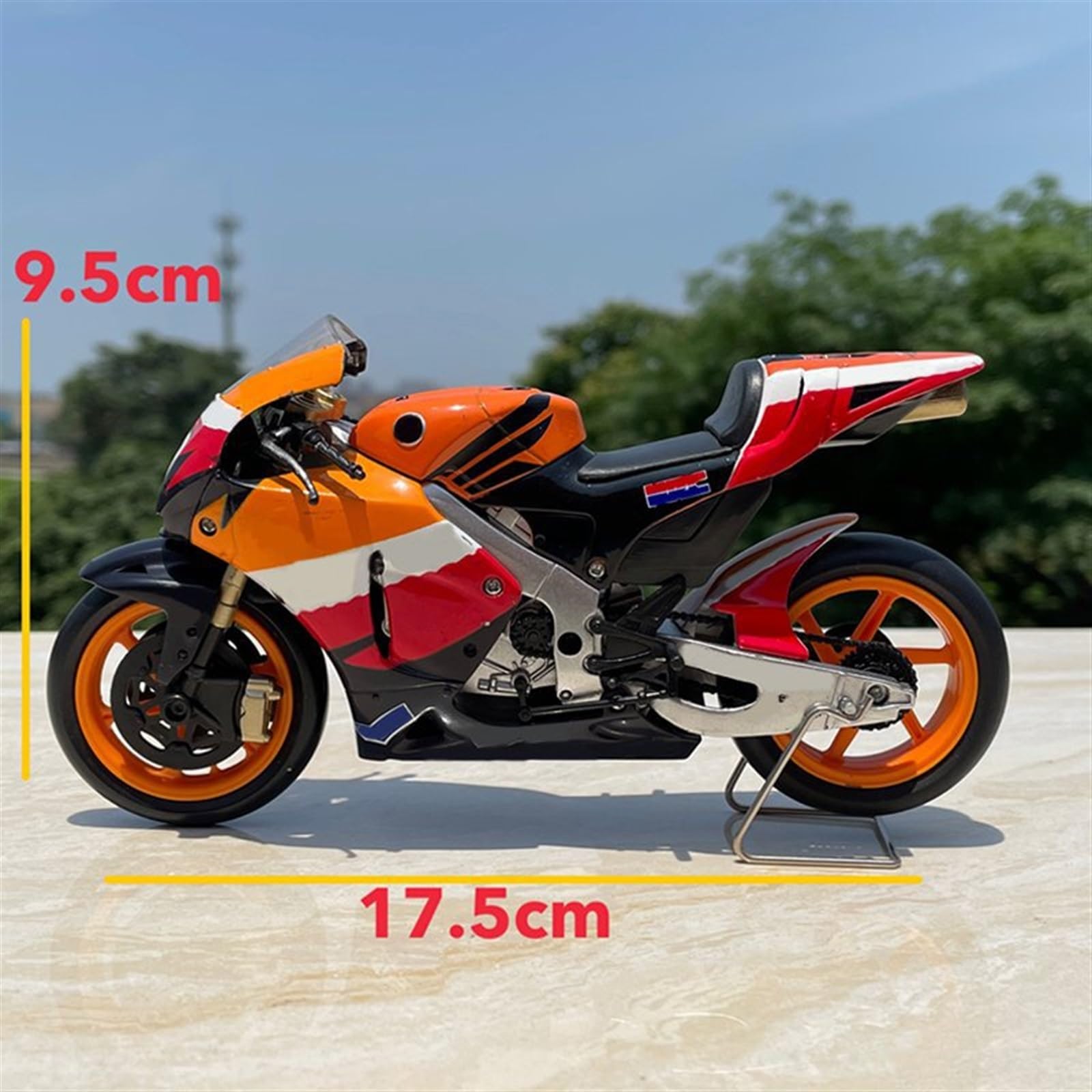 Modello 1/12 Per Honda GP#3 Collezione Di Modelli In Metallo Per Moto Simulazione Fonde Sotto Pressione Regali Per