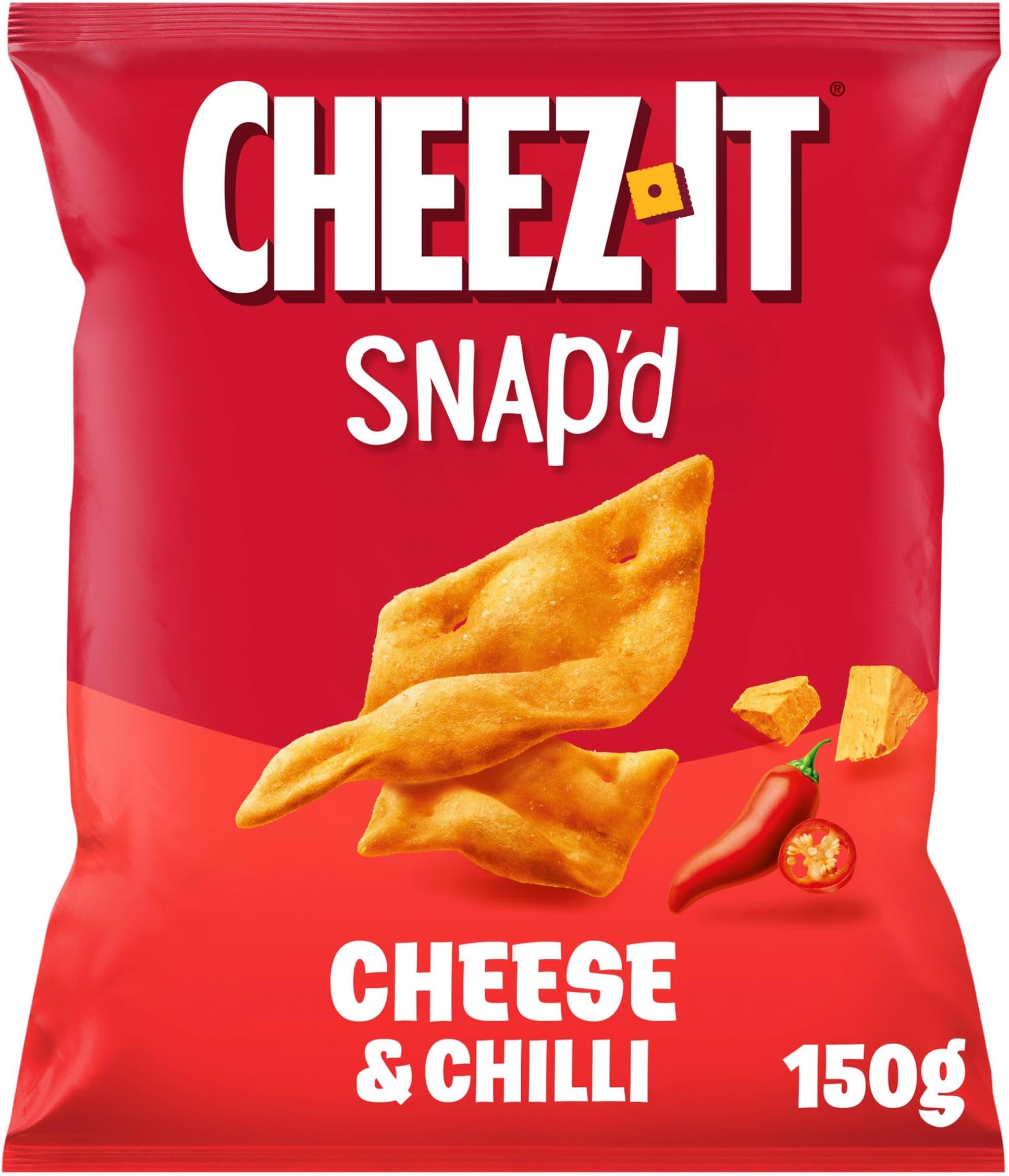 Cheez-It Snap'd Cheese & Chilli Baked Snacks 150g