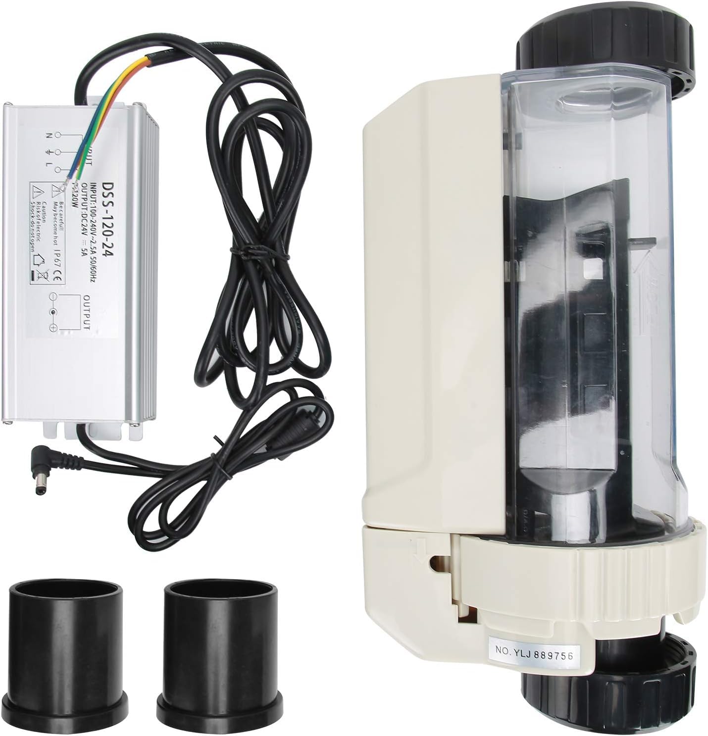 Électrolyseur Au Sel 12 G/h, Système De Nettoyage Automatique pour Piscine.