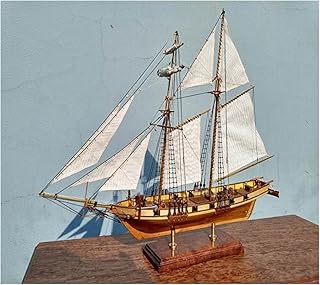 1/96 Classics Antique Wooden Sailboat Model Kit