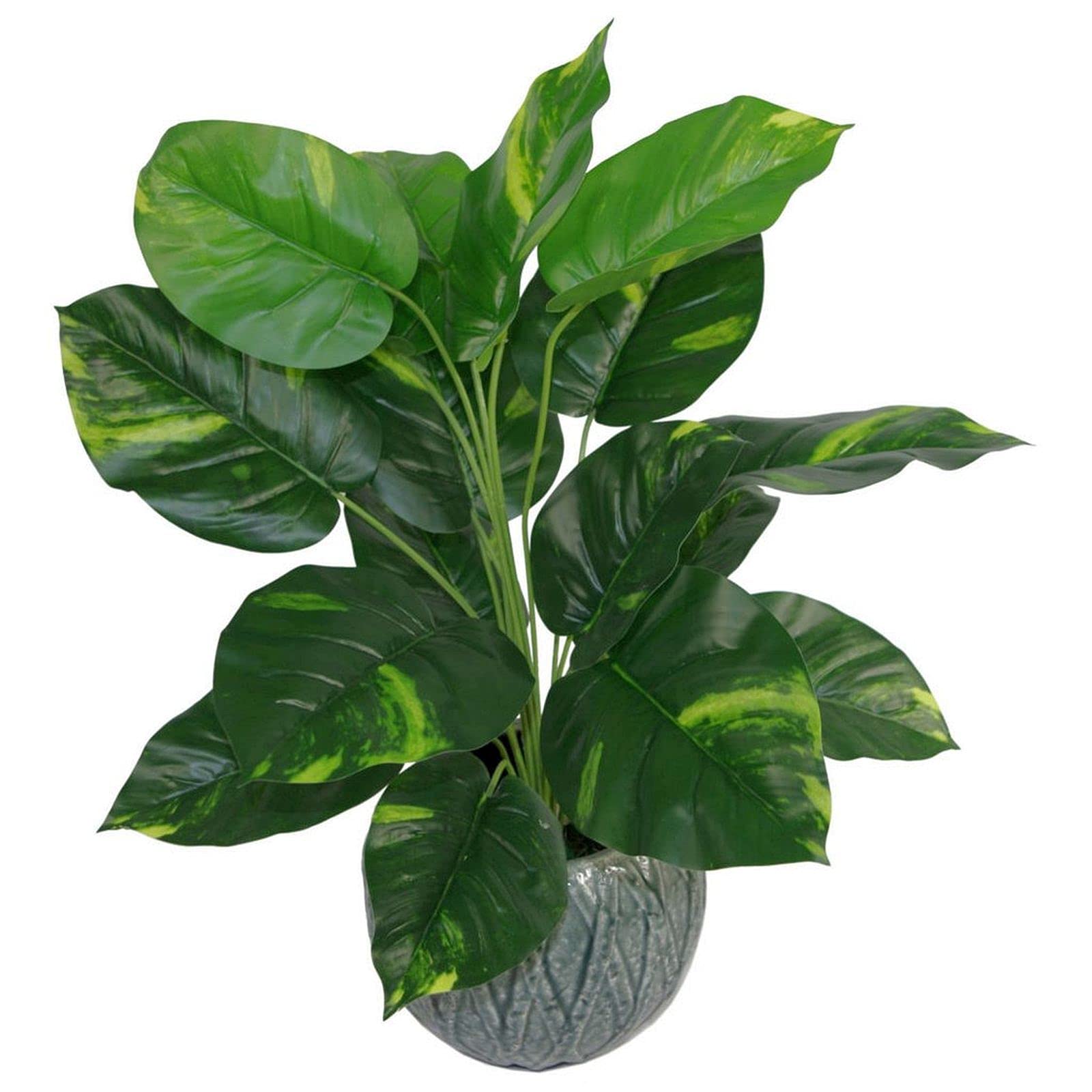 Leaf Design UK 60cm Realistic Artificial Plant - Green Foliage with Pot