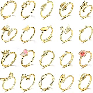 Gold Rings For Teenage Girl Picks collage image 4