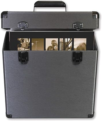 Vinyl Styl Groove 12 Inch Vinyl Record Travel Carrying Case (Graphite)
