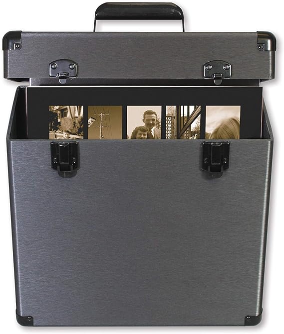 Vinyl Styl Groove 12 Inch Vinyl Record Travel Carrying Case (Graphite)