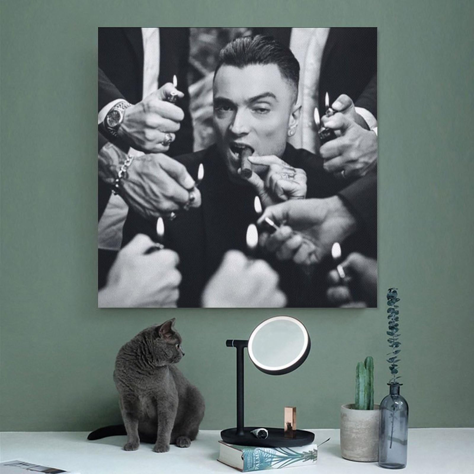 PJEYGF Poster su tela con album musicale di Gue Pequeno Vero 10 Anni Dopo