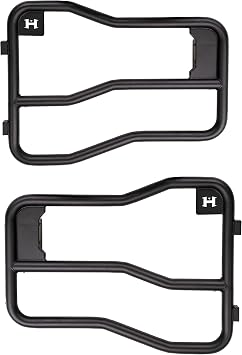 HAVOC OFFROAD Tube Doors for Ford Bronco 2-Door | 2-Piece Set, Steel, Black, No Drill | HFB-10-001 | 2021-2025 Ford Bronco 2-Door