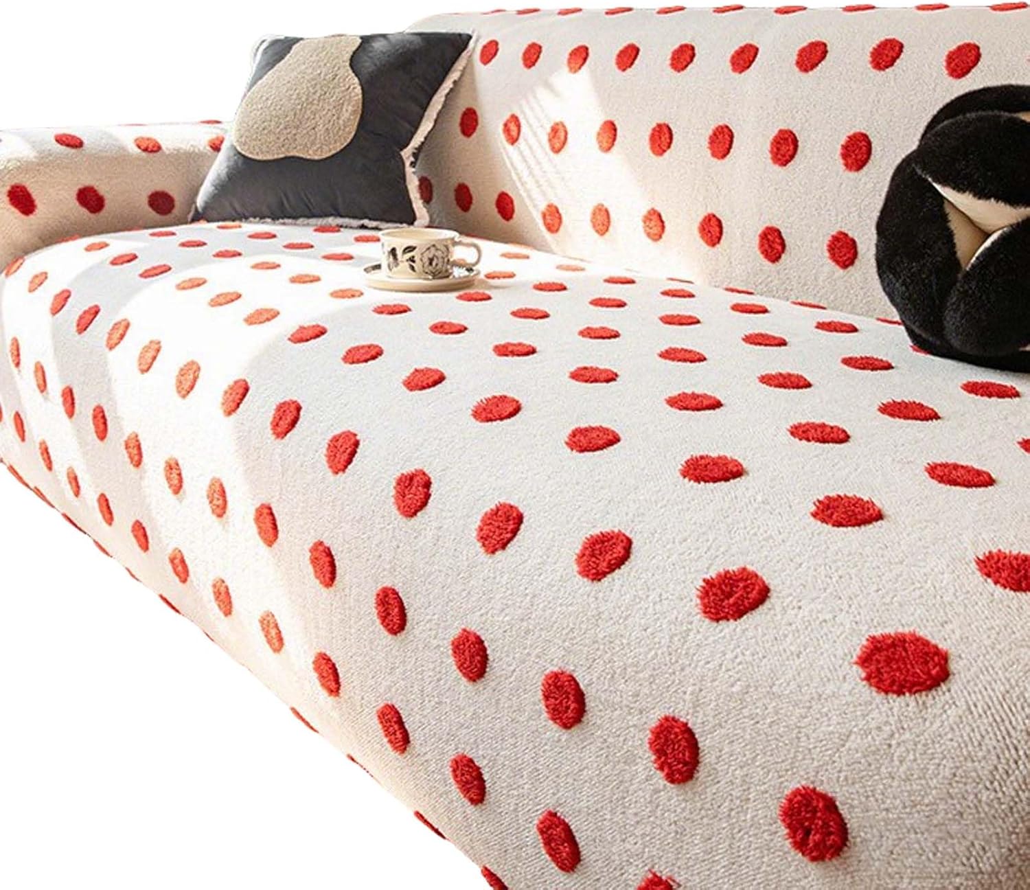 Stretch Fit Sofa Cover Couch Slipcover, Furniture Protector for Sectional Sofa Loveseat Recliner, Elastic Design Fits 1 2 3 4 Seater Sofa, Comfortable Feel, Machine Washable