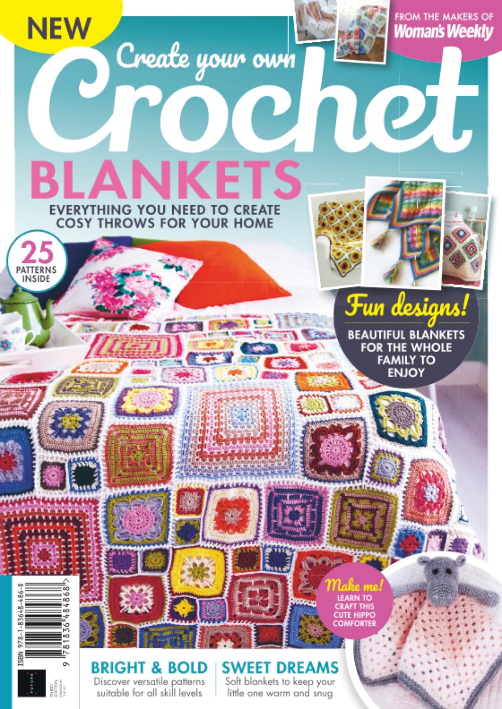 Create Your Own Crochet Blankets: Everything You Need To Create Cosy Throws For Your Home      Paperback – August 14, 2025