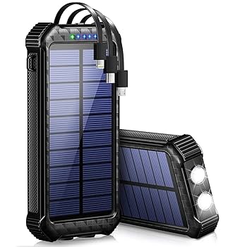 ソーラーモバイルバッテリー40800mAh　４台同時充電　DeliToo 楽天市場】クーポンで3,780円【楽天1位！】 ソーラーモバイル