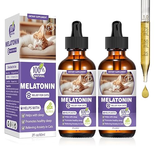 Cat Melatonin, Melatonin for Cats, Cat Tranquilizer to Anxiety Relief