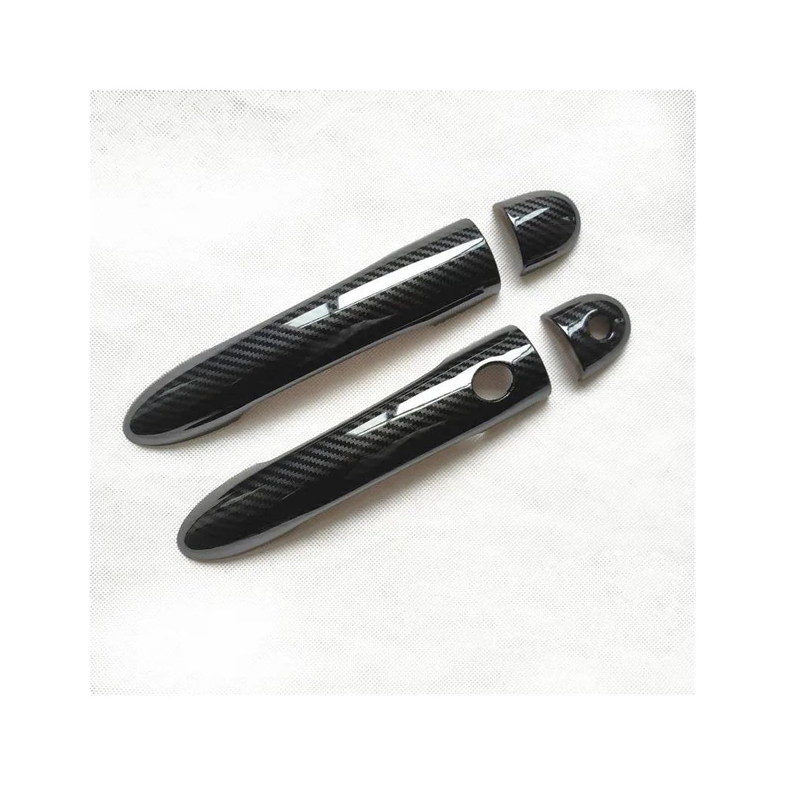 NVNZMFPPW Accessories for Renault for Megane 2 Ii MK2 Accessories Door Handle Cover Trim Handles Covers Plastic Imitation Carbon Fiber(2DC1K1)