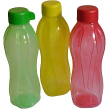 tupperware aquasafe Bottle Multicolor 500ml Set of 3