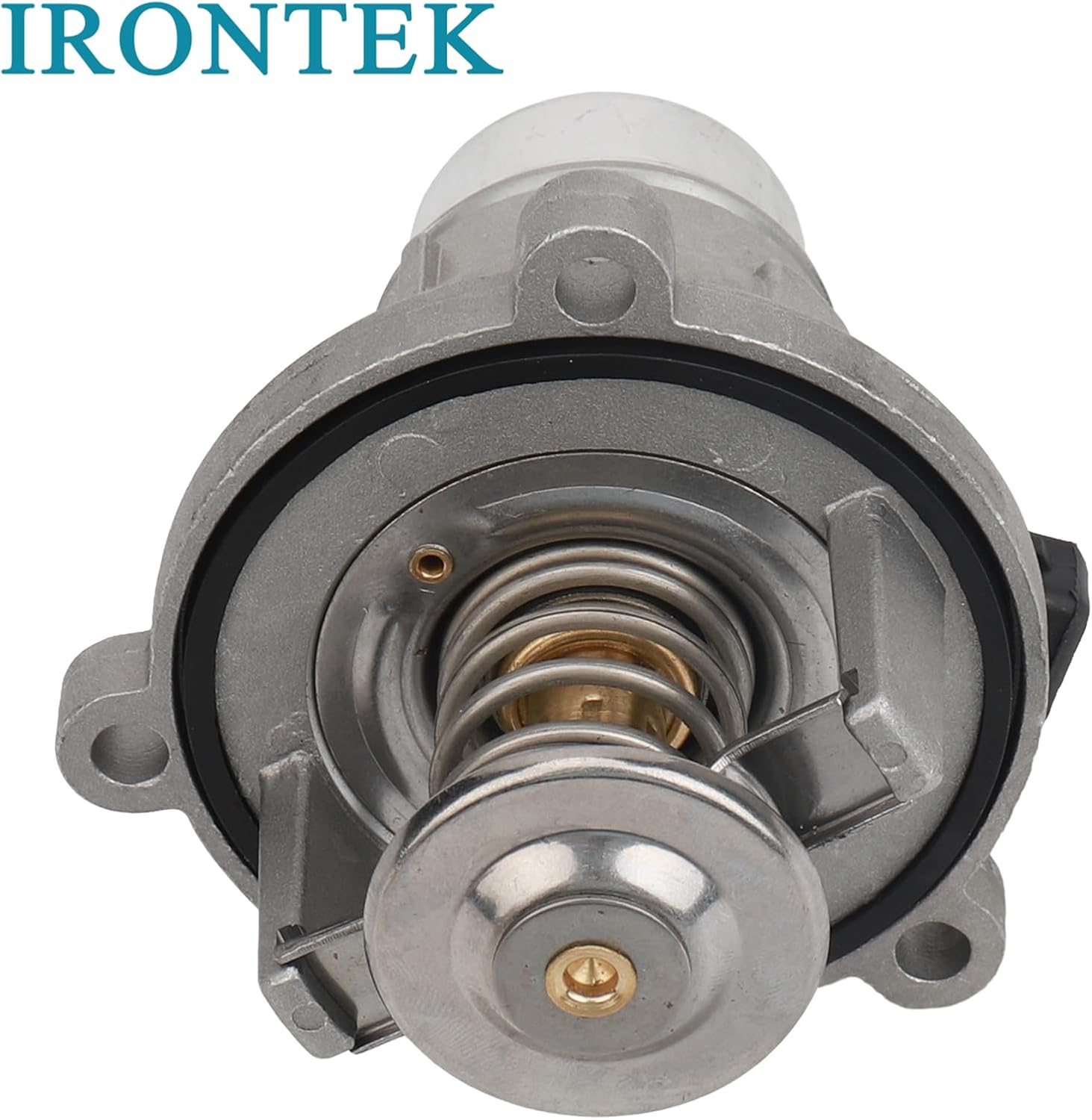 IRONTEK 902-817 Engine Coolant Thermostat Housing Assembly for BMW 550i GT 550i xDrive GT 645Ci 650i 740i 745i 745Li 750i 750i xDrive 750Li 750Li xDrive 760i 760Li X5 X5M X6 X6M, 11537586885, 4508105D